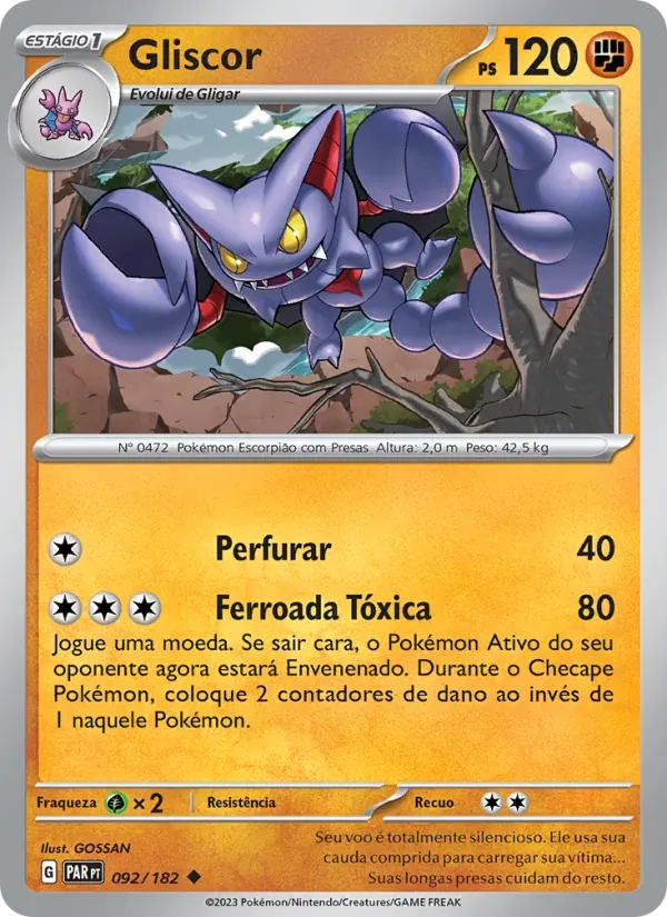 Gliscor 092/182 Fenda Paradoxal