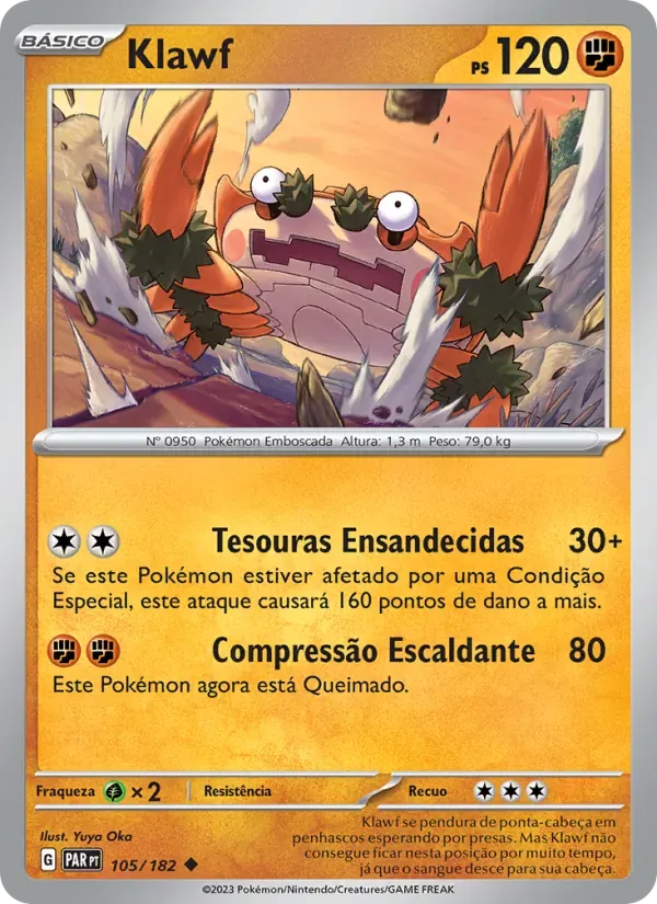 Klawf 105/182 Fenda Paradoxal