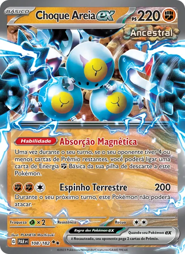 Choque Areia ex 108/182 Fenda Paradoxal