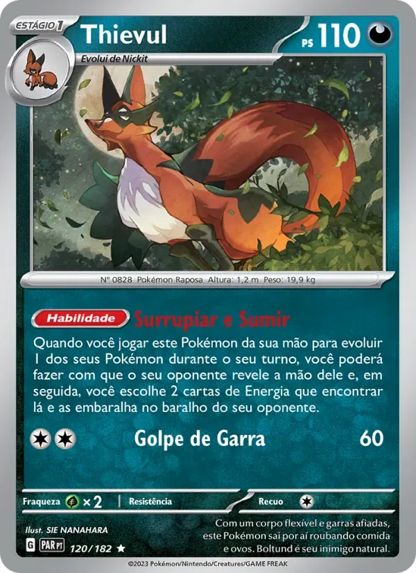 Thievul 120/182 Fenda Paradoxal
