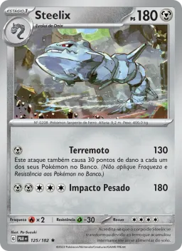 Steelix 125 Fenda Paradoxal