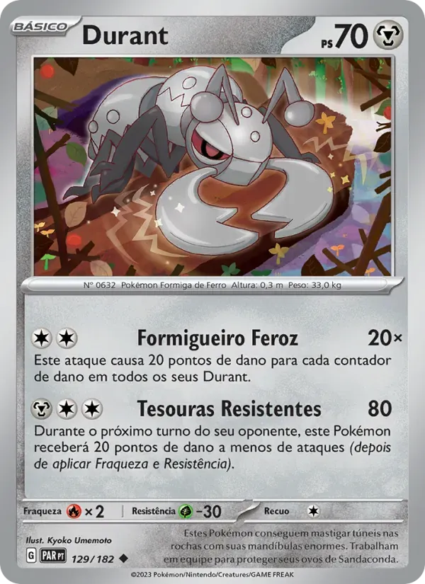 Durant 129/182 Fenda Paradoxal