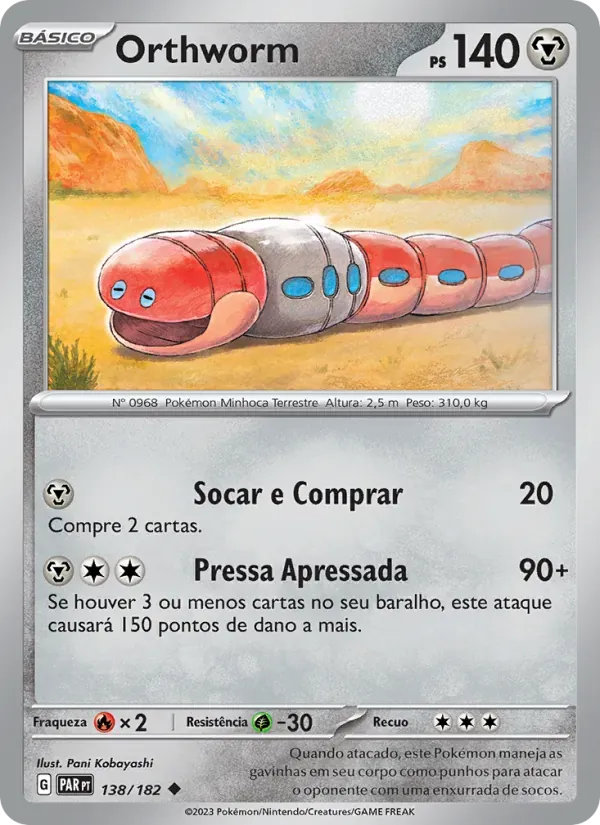 Orthworm 138/182 Fenda Paradoxal