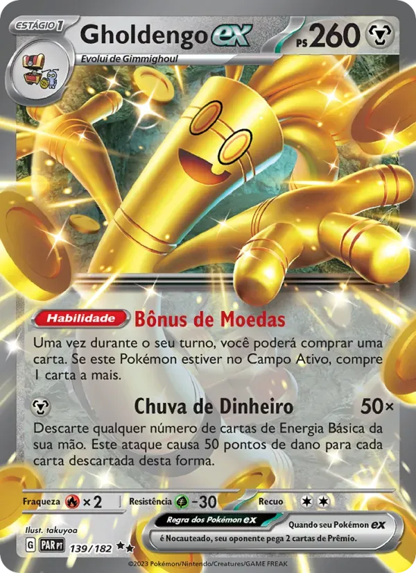 Gholdengo ex 139/182 Fenda Paradoxal
