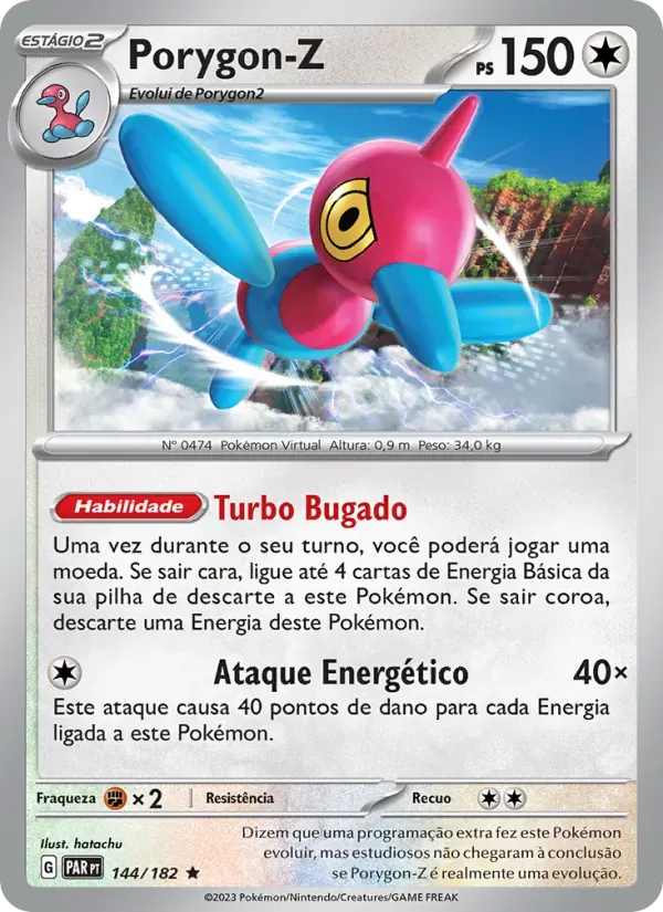 Porygon-Z 144/182 Fenda Paradoxal