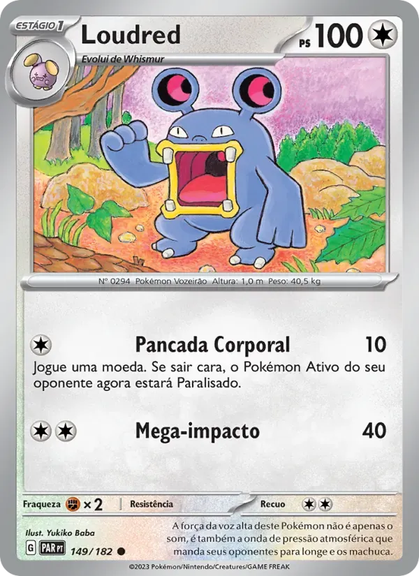 Loudred 149/182 Fenda Paradoxal