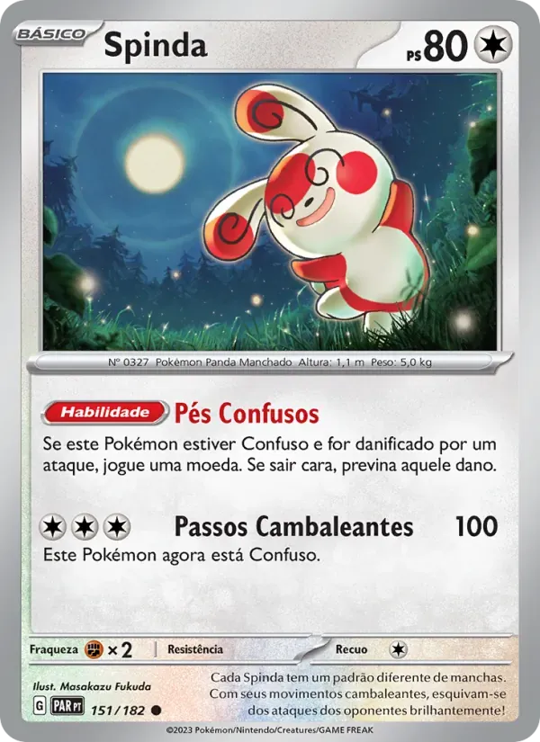 Spinda 151/182 Fenda Paradoxal