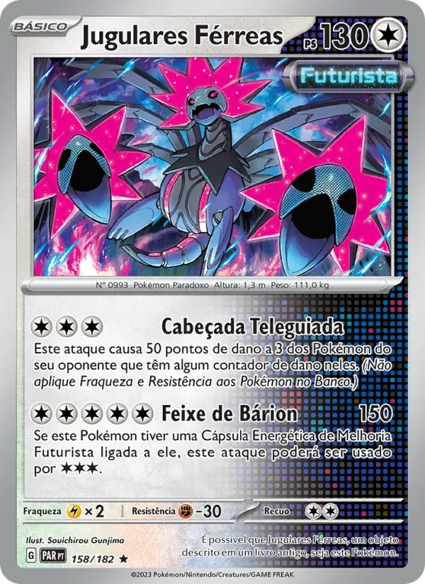 Jugulares Férreas 158/182 Fenda Paradoxal