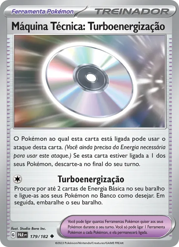 Máquina Técnica: Turboenergização 179/182 Fenda Paradoxal