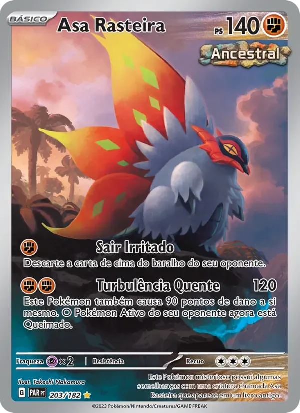 Asa Rasteira 203/182 Fenda Paradoxal
