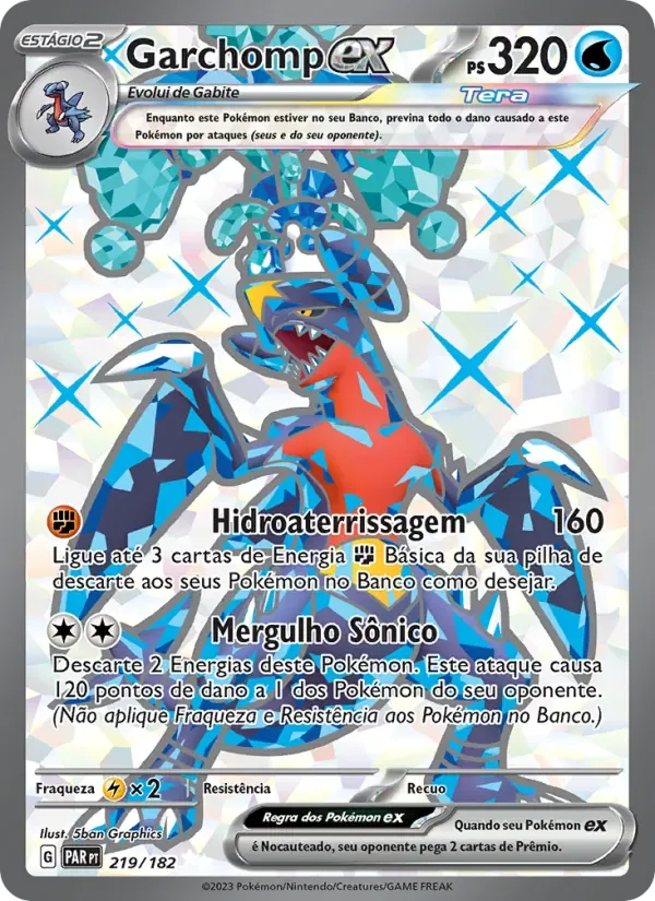 Garchomp ex 219/182 Fenda Paradoxal