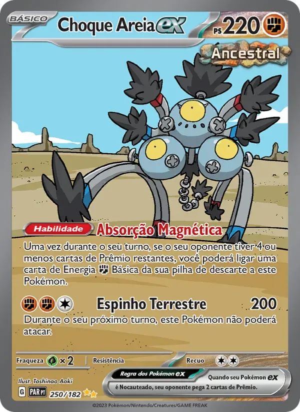 Choque Areia ex 250/182 Fenda Paradoxal