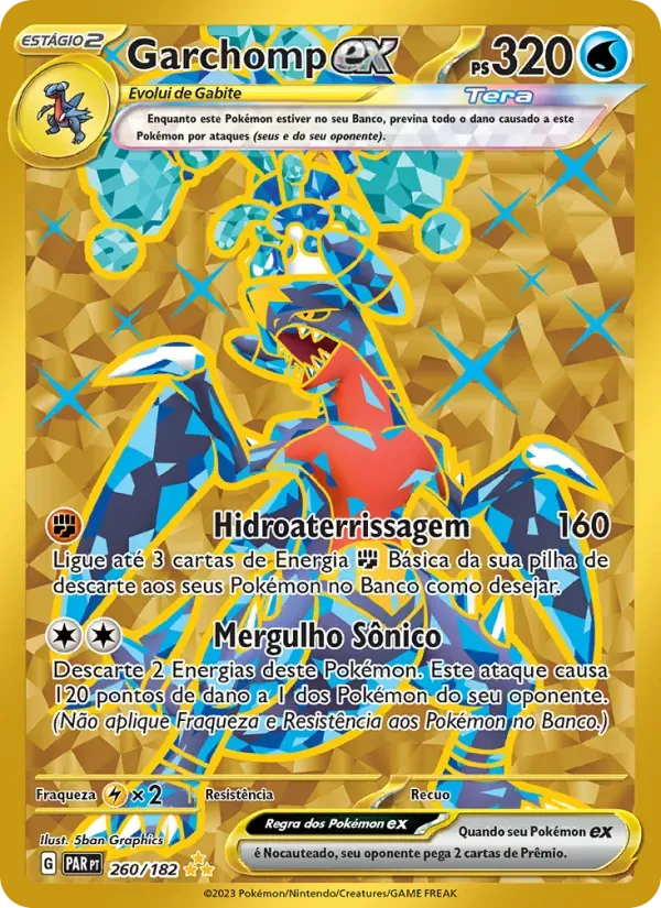 Garchomp ex 260/182 Fenda Paradoxal