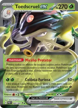 Toedscruel ex 005 Destinos de Paldea