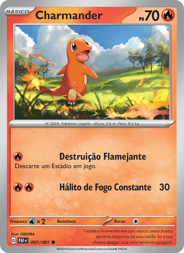 Charmander 007/91 Destinos de Paldea
