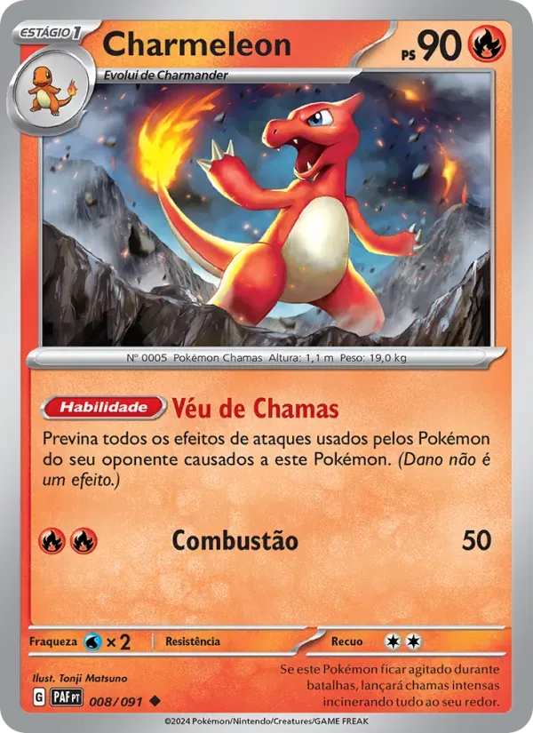 Charmeleon 008/91 Destinos de Paldea
