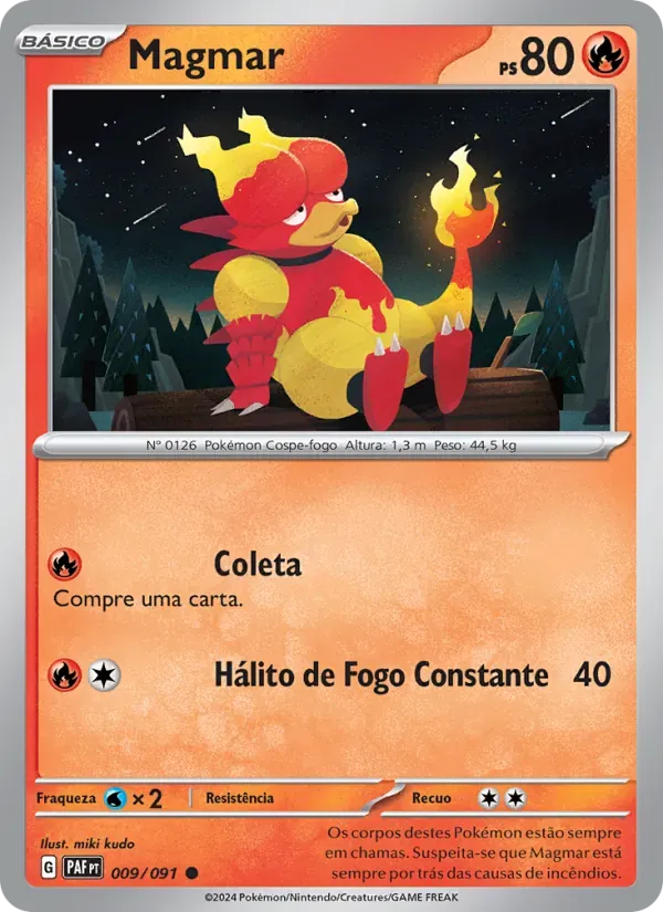 Magmar 009/91 Destinos de Paldea
