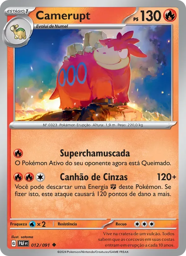 Camerupt 012/91 Destinos de Paldea