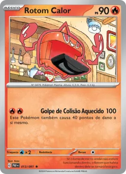 Rotom Calor 013 Destinos de Paldea