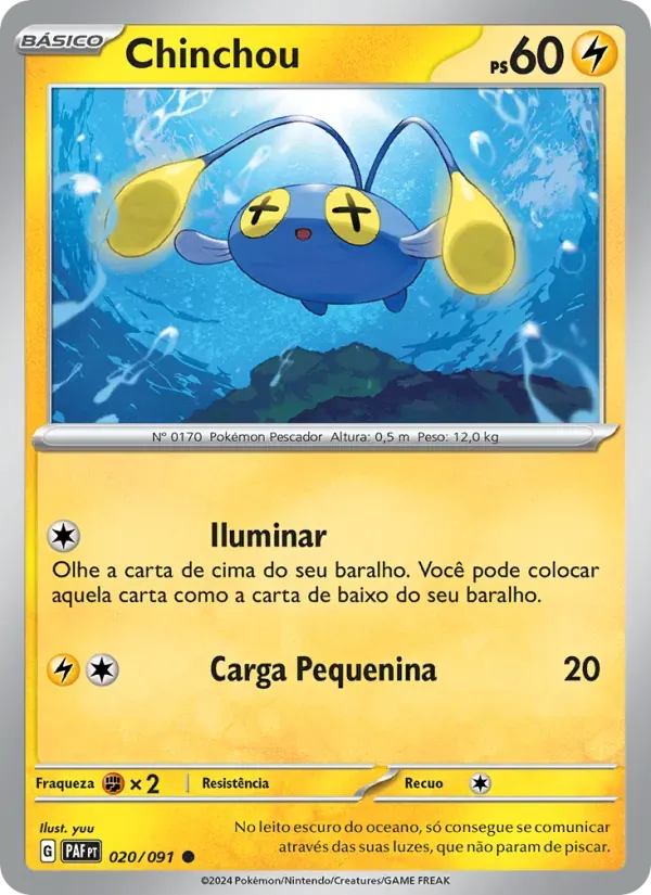Chinchou 020/91 Destinos de Paldea