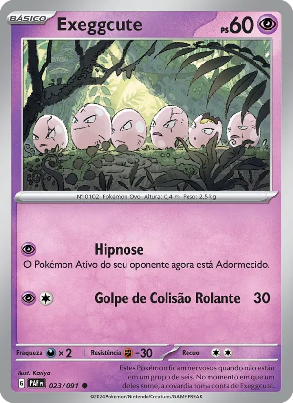 Exeggcute 023/91 Destinos de Paldea
