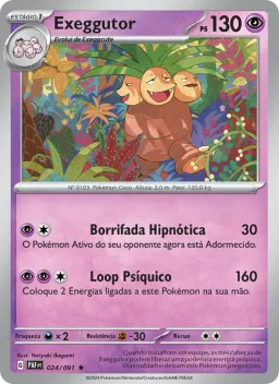 Exeggutor 024 Destinos de Paldea