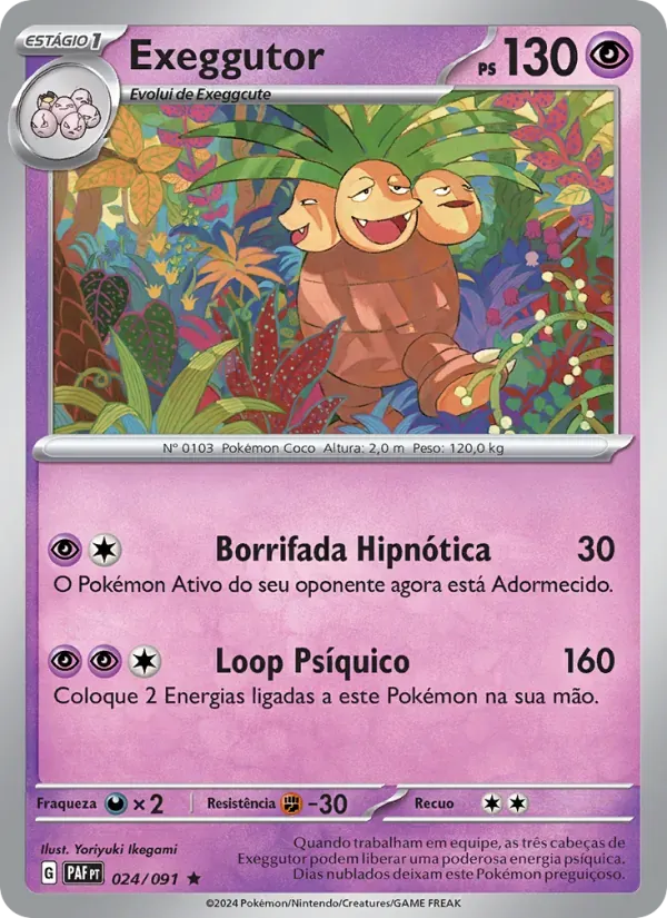 Exeggutor 024/91 Destinos de Paldea