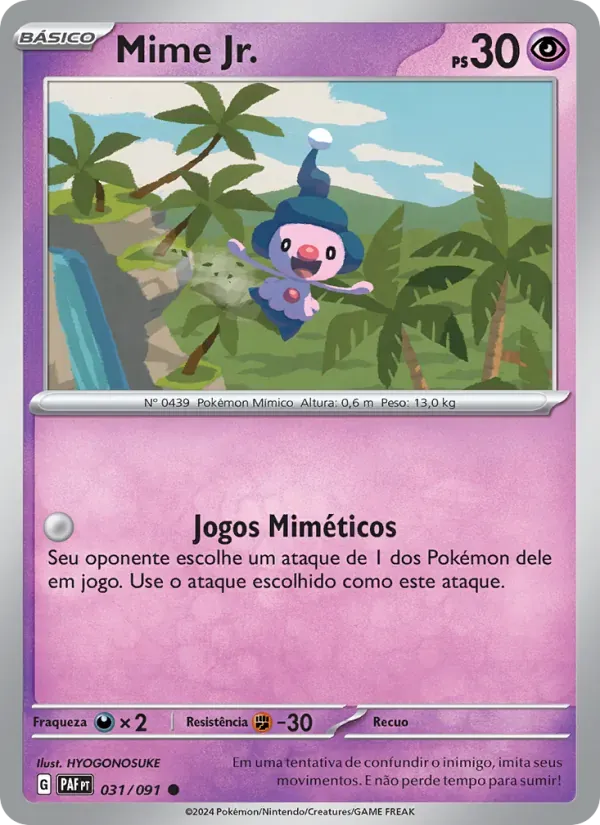 Mime Jr. 031/91 Destinos de Paldea