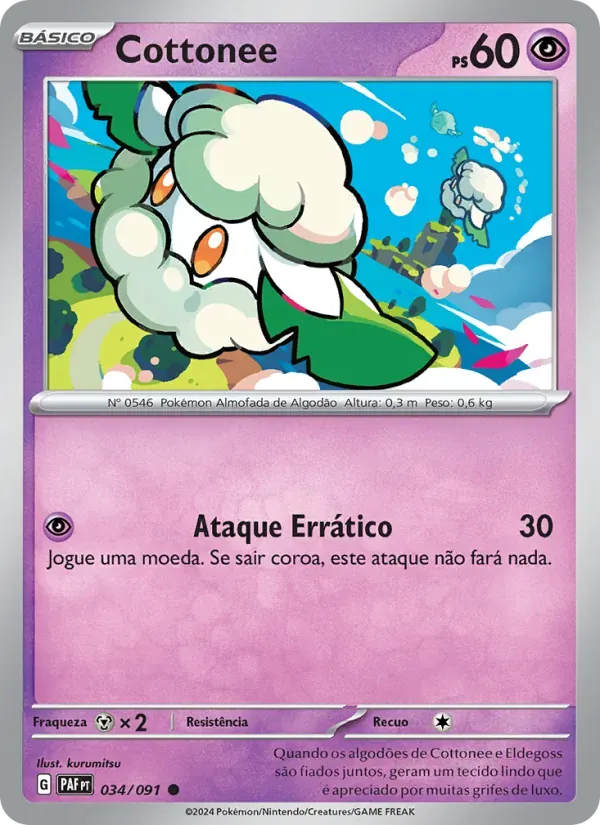 Cottonee 034/91 Destinos de Paldea
