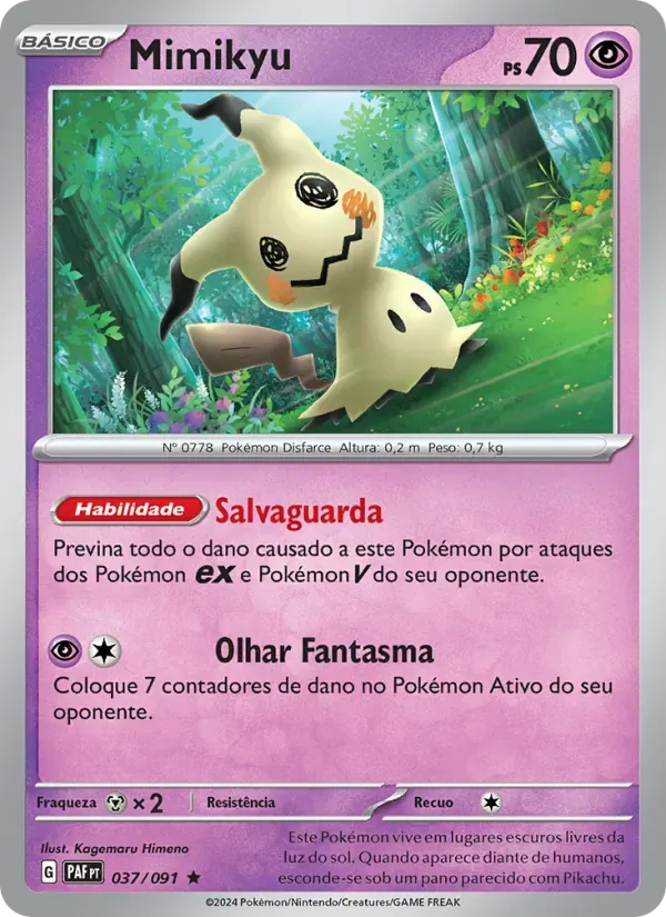 Mimikyu 037/91 Destinos de Paldea