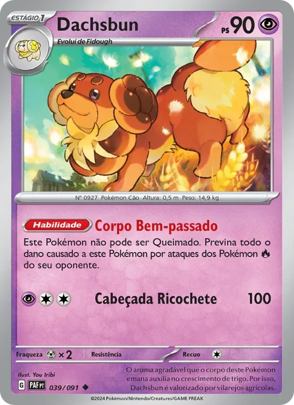 Dachsbun 039/91 Destinos de Paldea