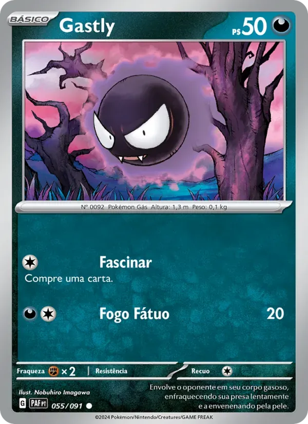 Gastly 055/91 Destinos de Paldea