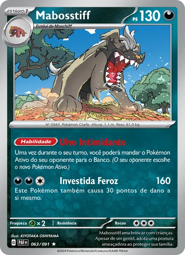 Mabosstiff 063/91 Destinos de Paldea