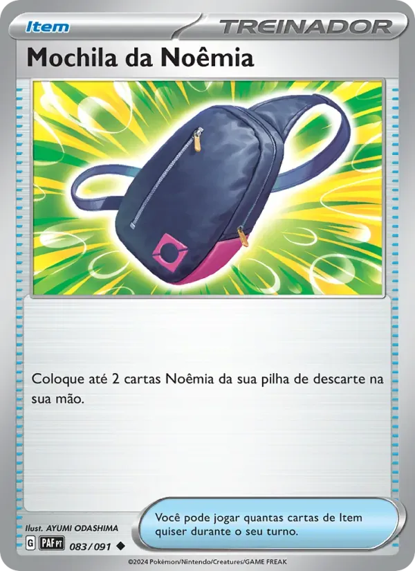 Mochila da Noêmia 083/91 Destinos de Paldea