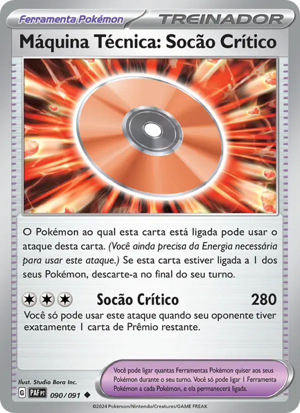 Máquina Técnica: Socão Crítico 090/91 Destinos de Paldea