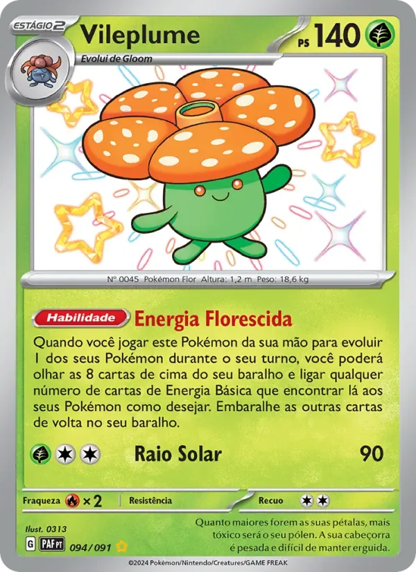 Vileplume 094/91 Destinos de Paldea