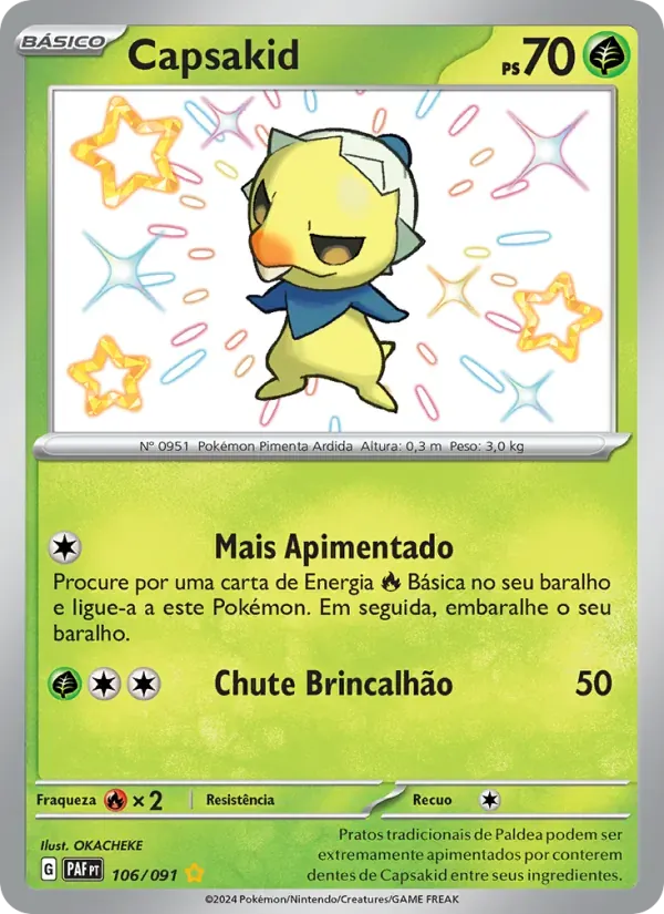 Capsakid 106/91 Destinos de Paldea