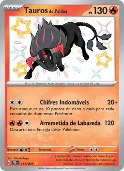 Tauros de Paldea 111 Destinos de Paldea