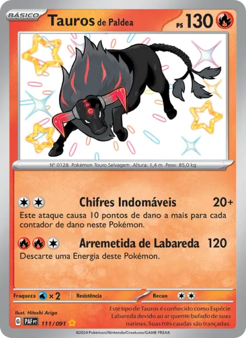 Tauros de Paldea 111/91