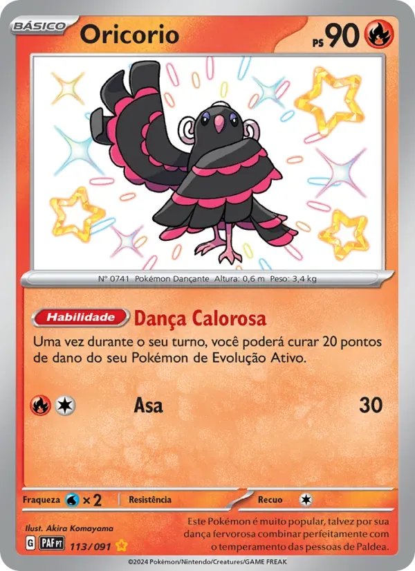 Oricorio 113/91 Destinos de Paldea