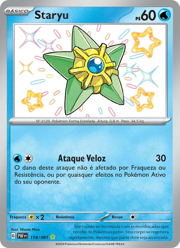 Staryu 118/91 Destinos de Paldea