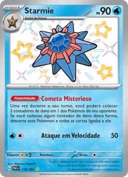 Starmie 119 Destinos de Paldea