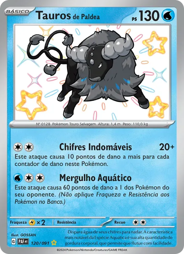 Tauros de Paldea 120/91 Destinos de Paldea