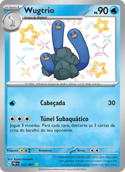Wugtrio 122 Destinos de Paldea