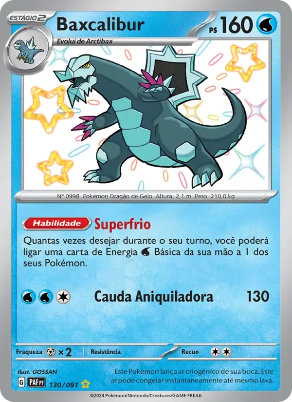 Baxcalibur 130/91 Destinos de Paldea