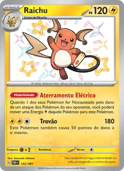 Raichu 132 Destinos de Paldea