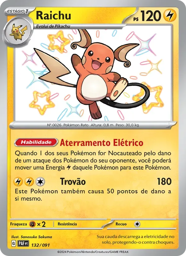 Raichu 132/91 Destinos de Paldea
