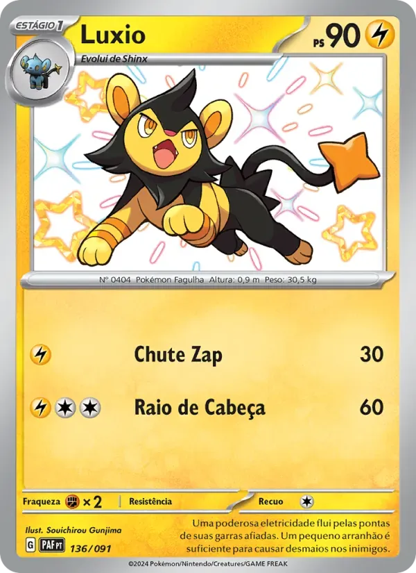 Luxio 136/91 Destinos de Paldea