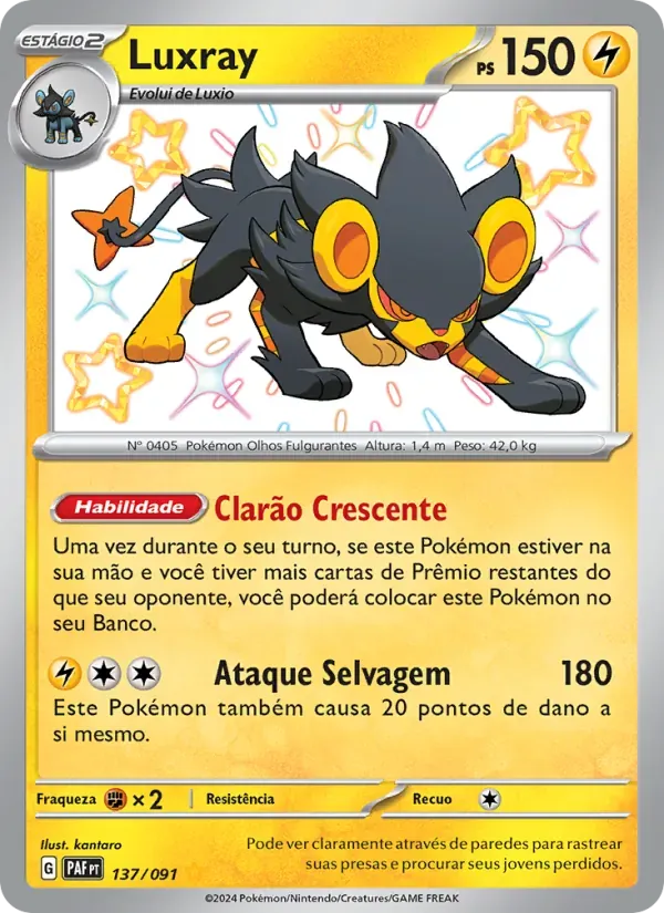 Luxray 137/91 Destinos de Paldea