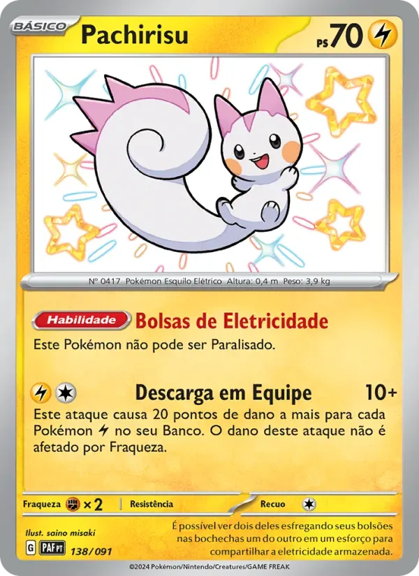 Pachirisu 138/91 Destinos de Paldea
